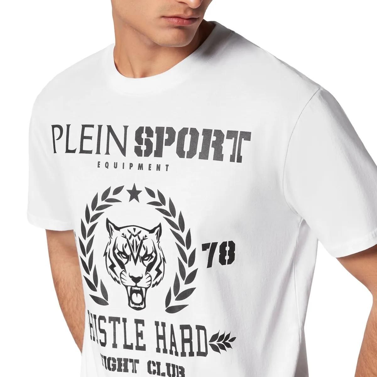 Plein Sport - T-Shirt - Größe 3XL - weiß