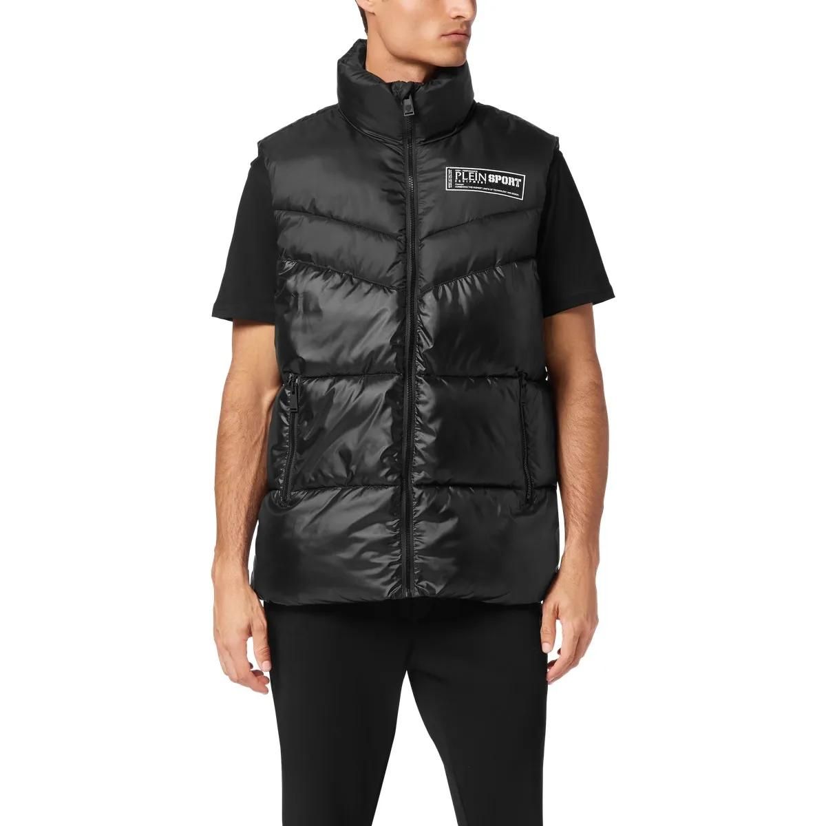 Plein Sport - Daunenweste - Größe 3XL - schwarz