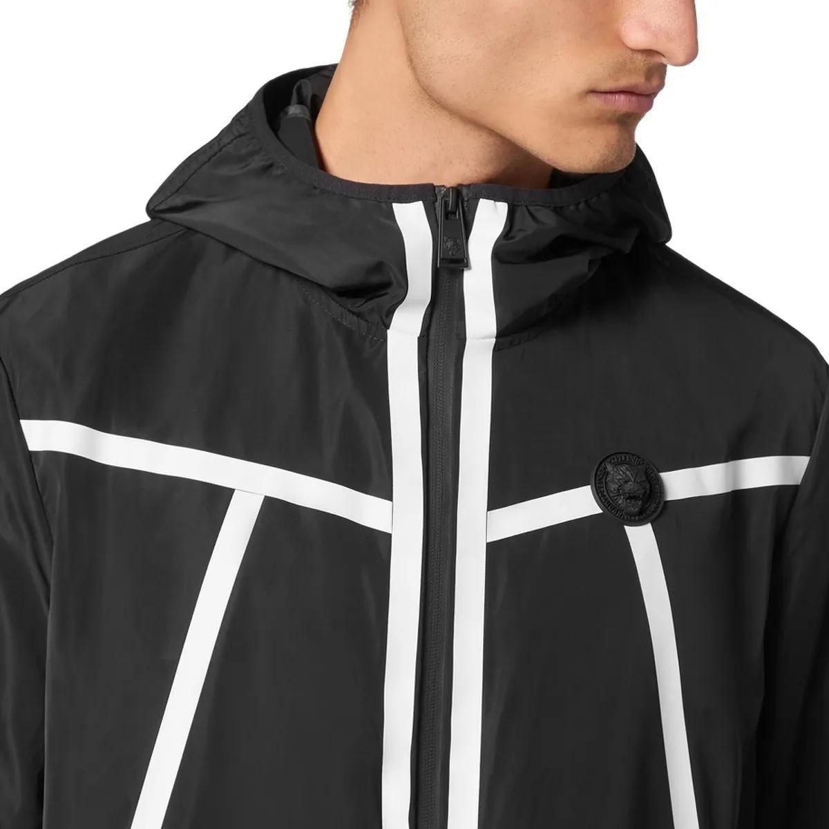 Plein Sport - Windbreaker - Größe 3XL - schwarz