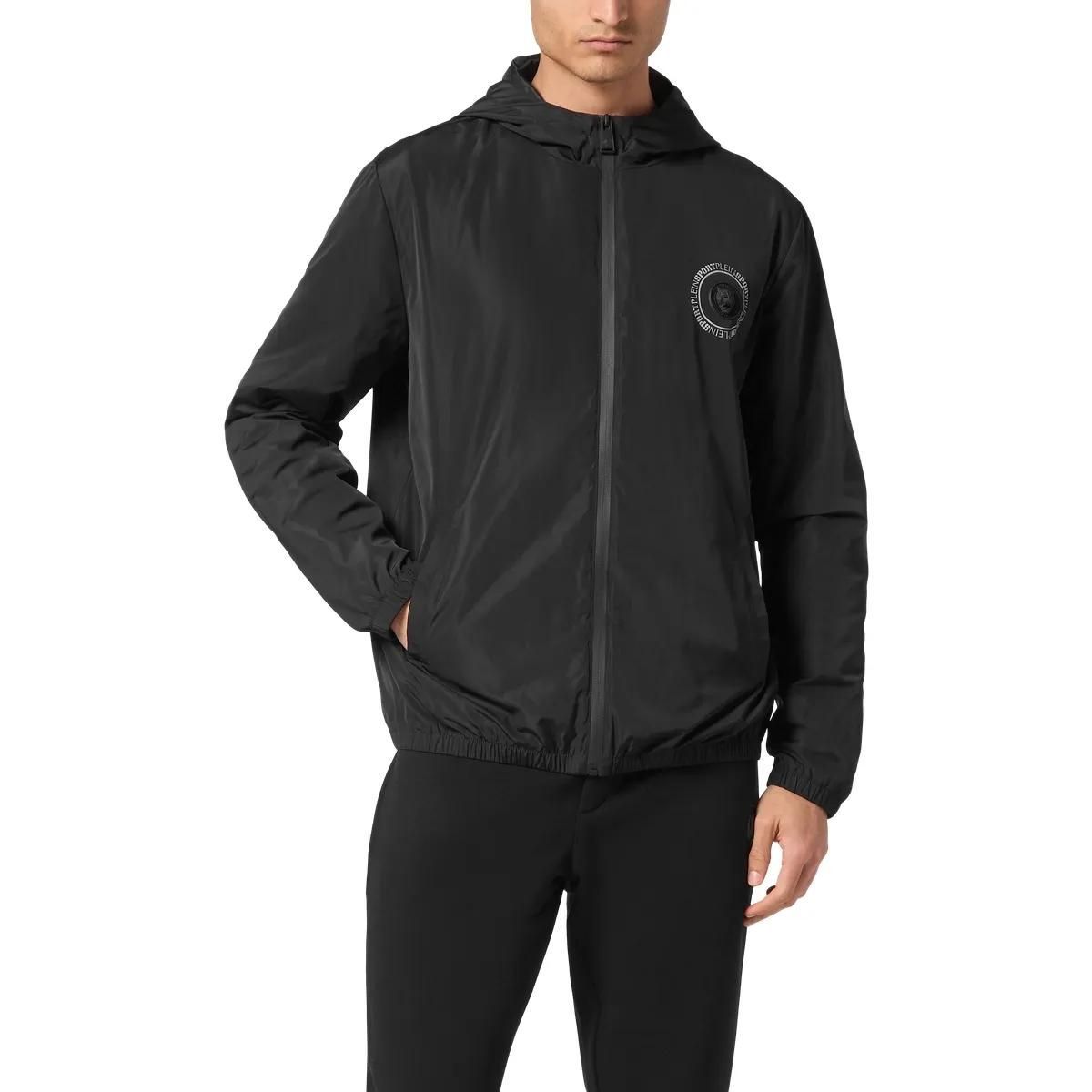 Plein Sport - Windbreaker Carbon Tiger - Größe XS - schwarz