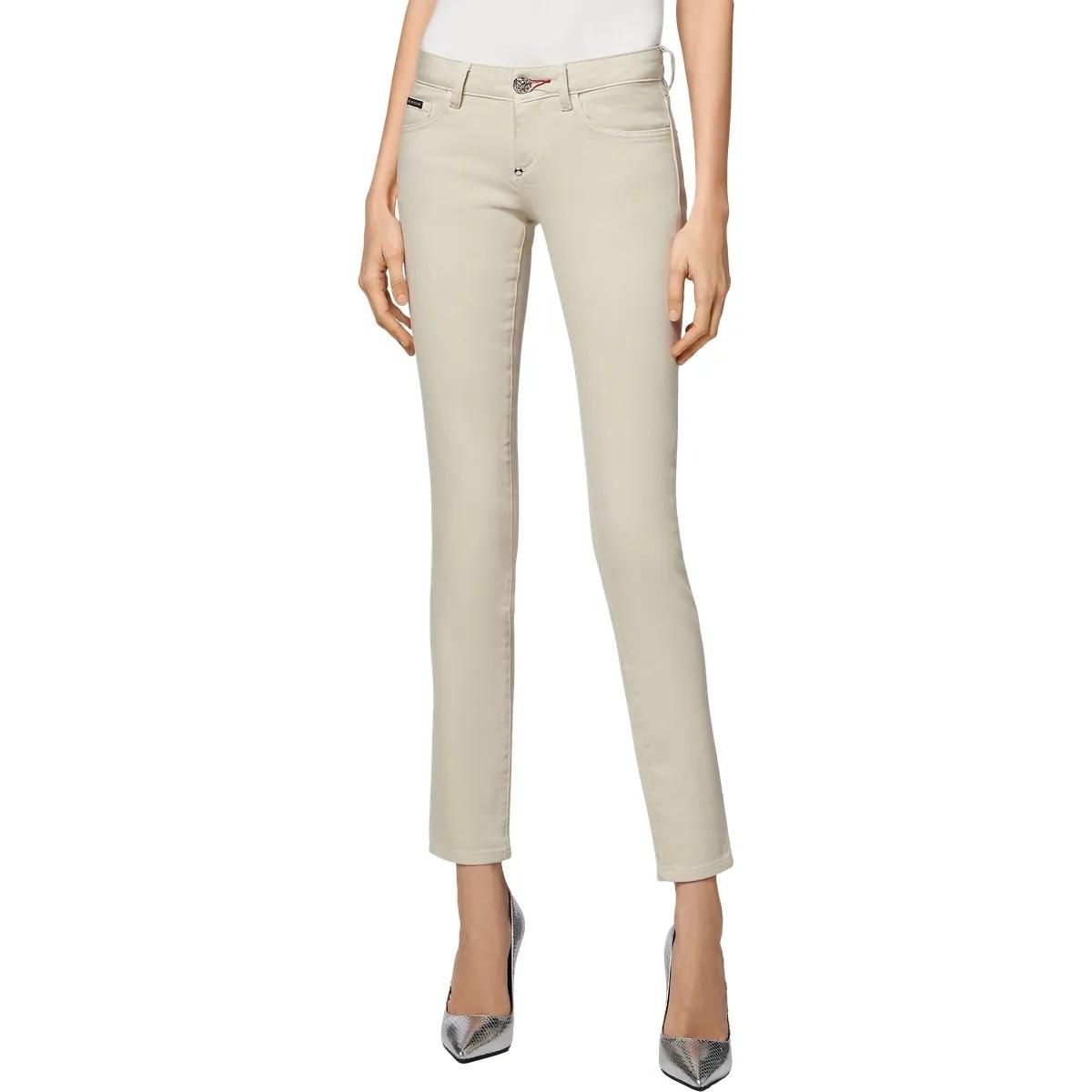 Philipp Plein - Jeans Slim Fit Iconic Plein - Größe 25 - beige