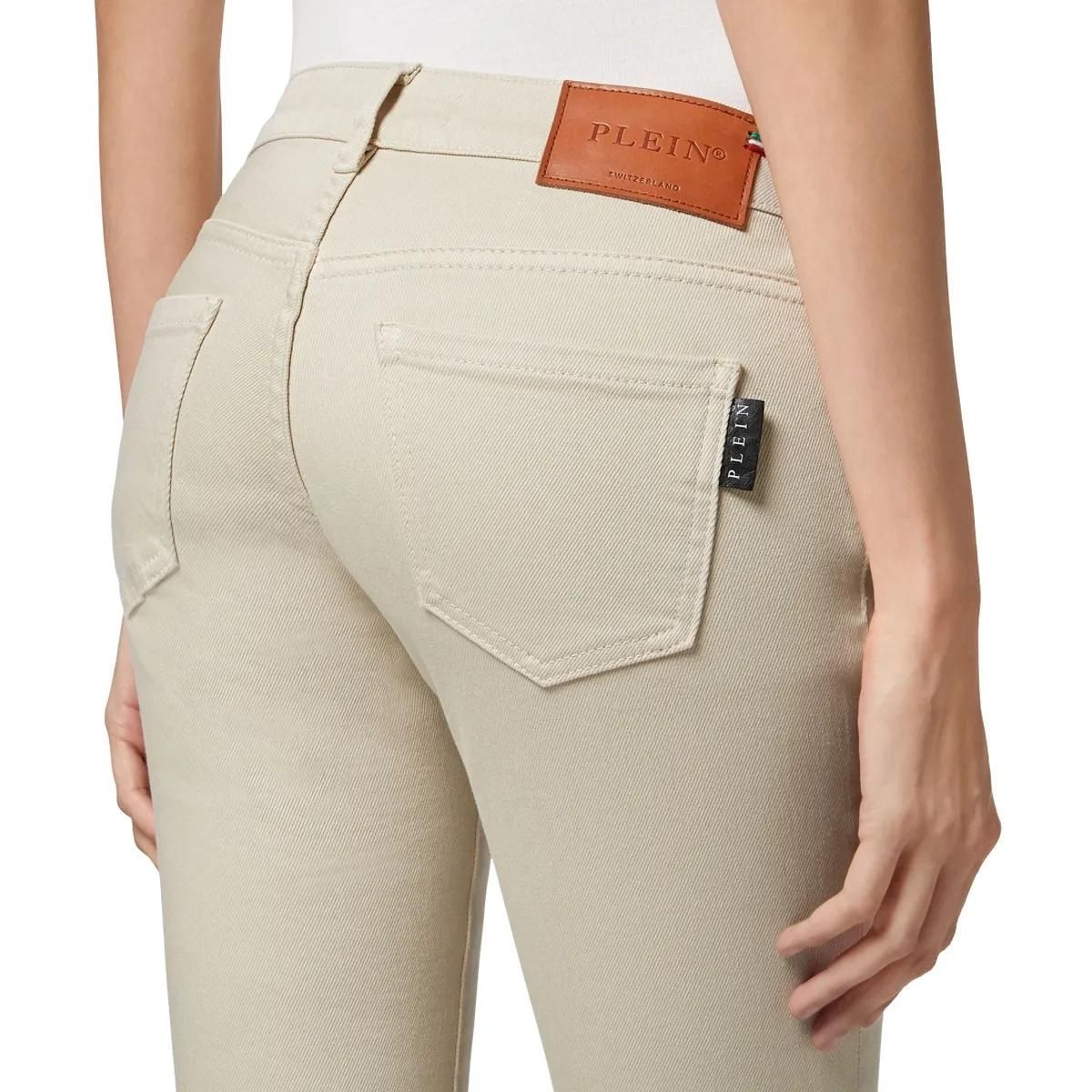 Philipp Plein - Jeans Slim Fit Iconic Plein - Größe 25 - beige