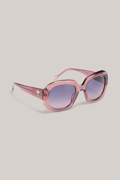 Sonnenbrille in Violett/Rosa