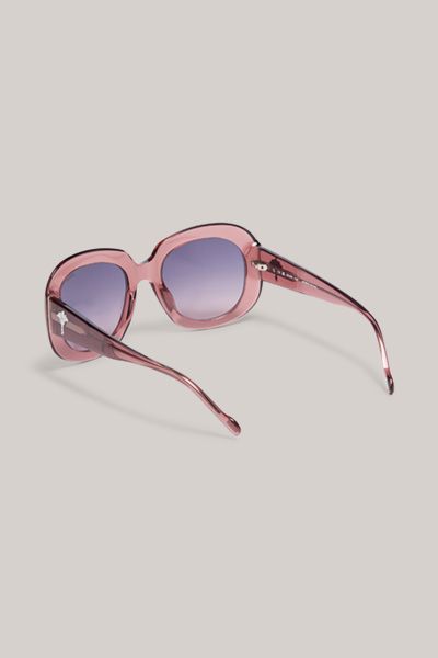 Sonnenbrille in Violett/Rosa