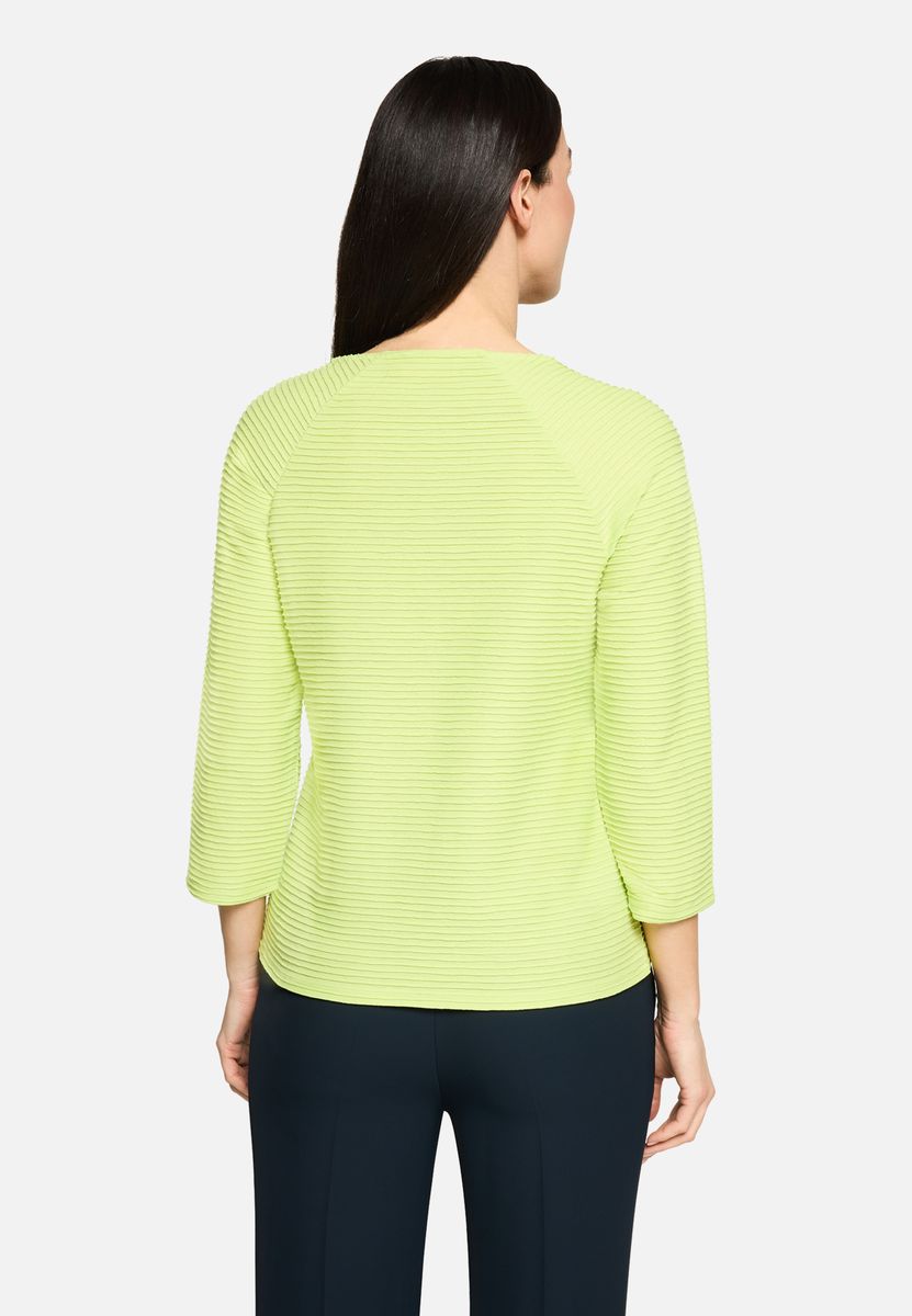 Strukturiertes Strickoberteil mit Raglanärmeln