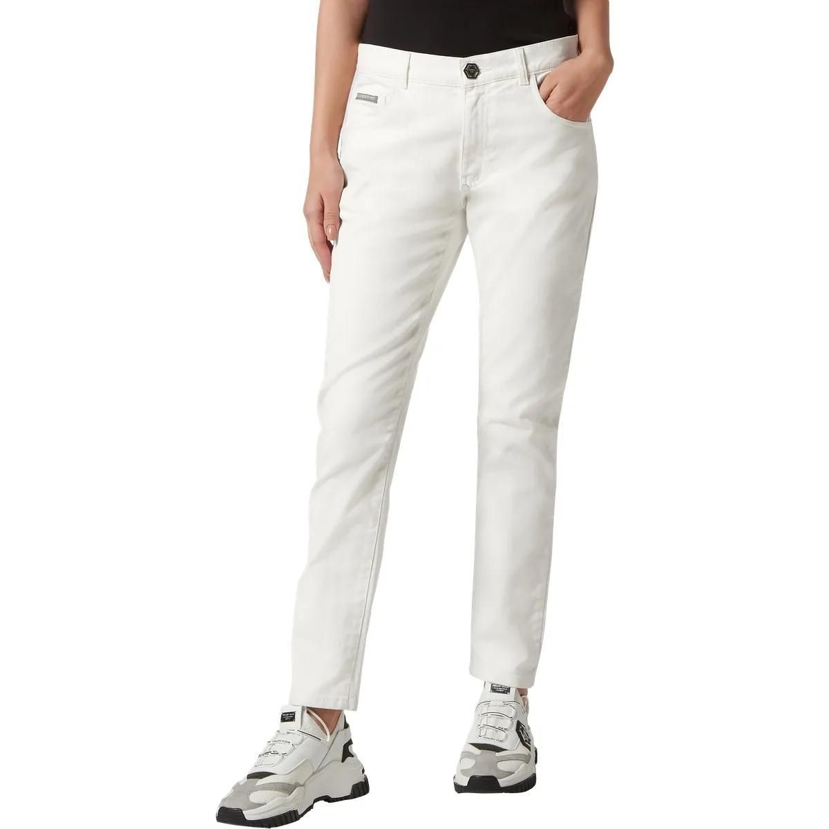 Philipp Plein - Jeans Boyfriend Fit - Größe 25 - weiß