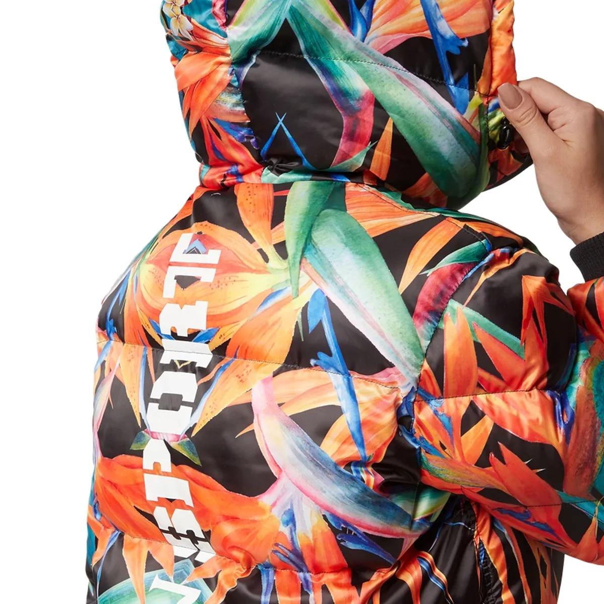 Plein Sport - Jacke Flowers - Größe L - schwarz