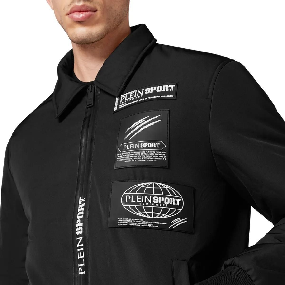 Plein Sport - Bomber Global Express Edition - Größe 3XL - schwarz