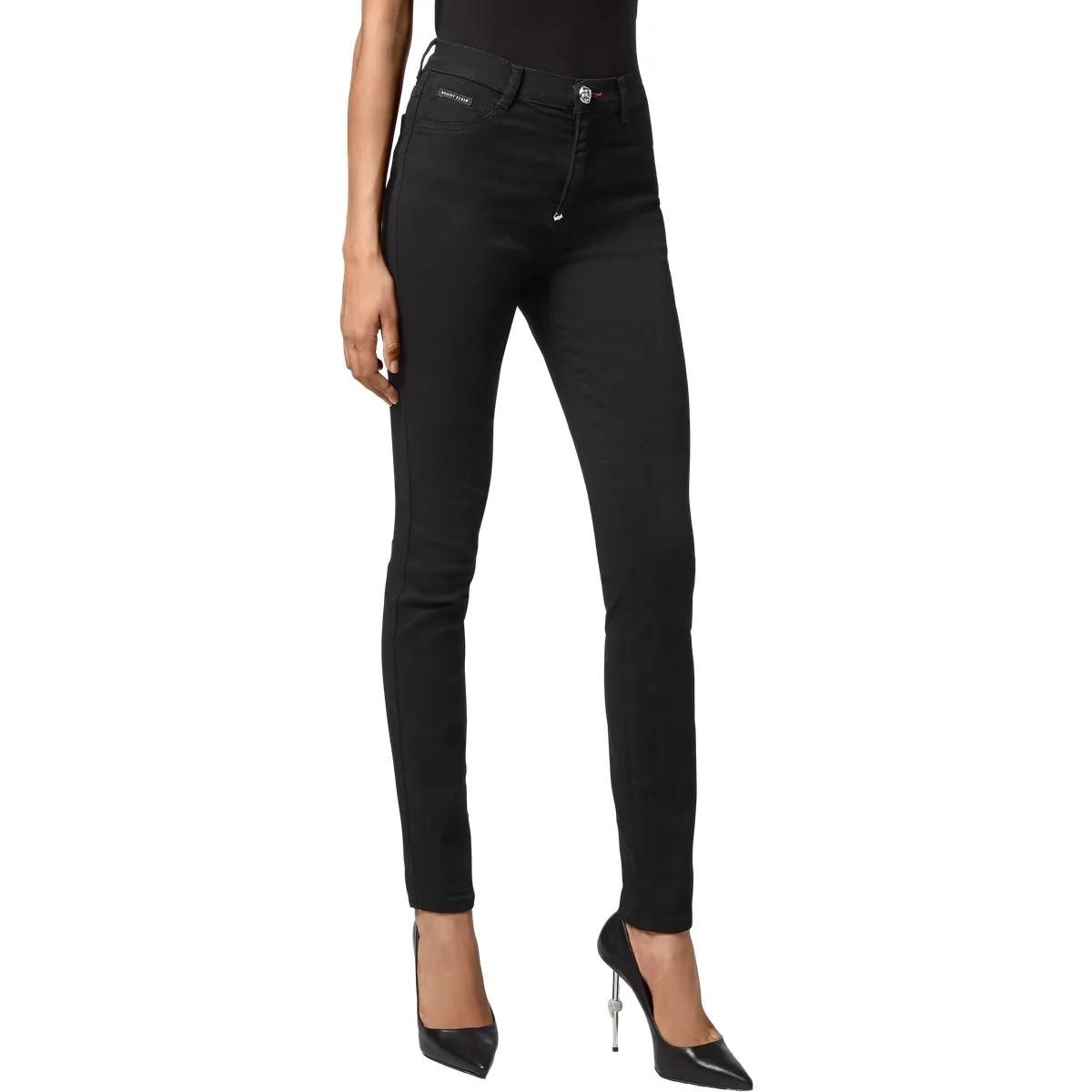 Philipp Plein - Jeggings - Größe 25 - schwarz