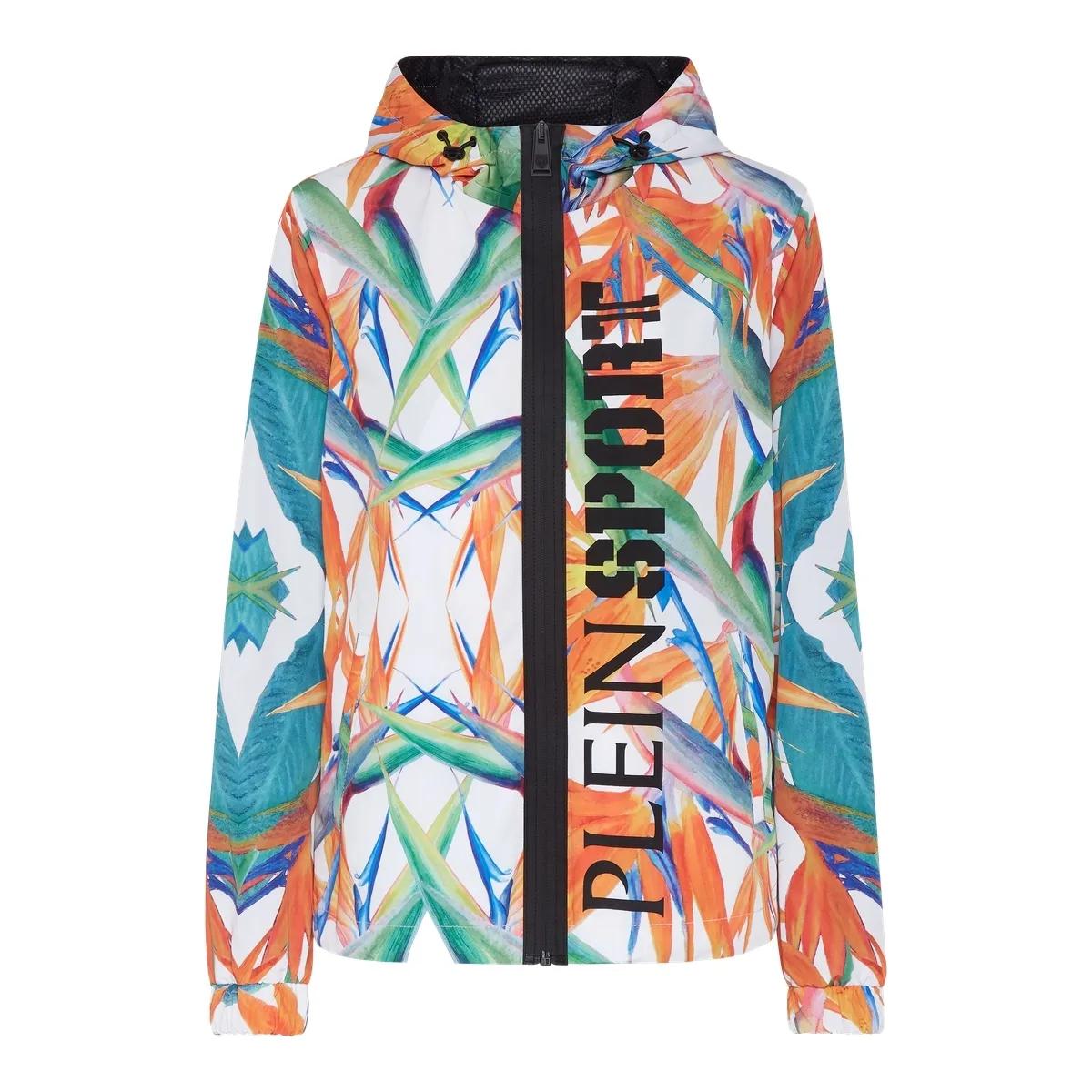 Plein Sport - Jacke Flowers - Größe L - weiß