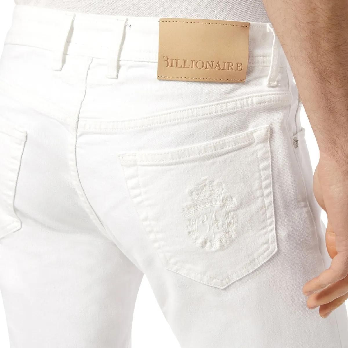 BILLIONAIRE - Jeans Regular Fit - Größe 30 - weiß