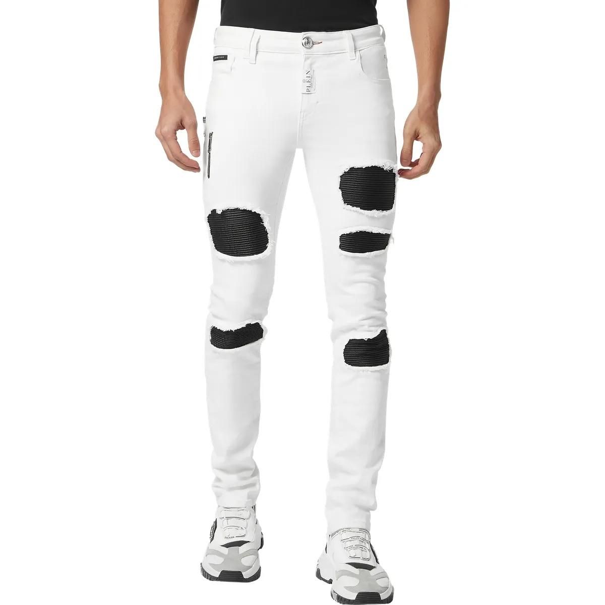 Philipp Plein - Jeans Slim Fit Rock Star - Größe 28 - weiß