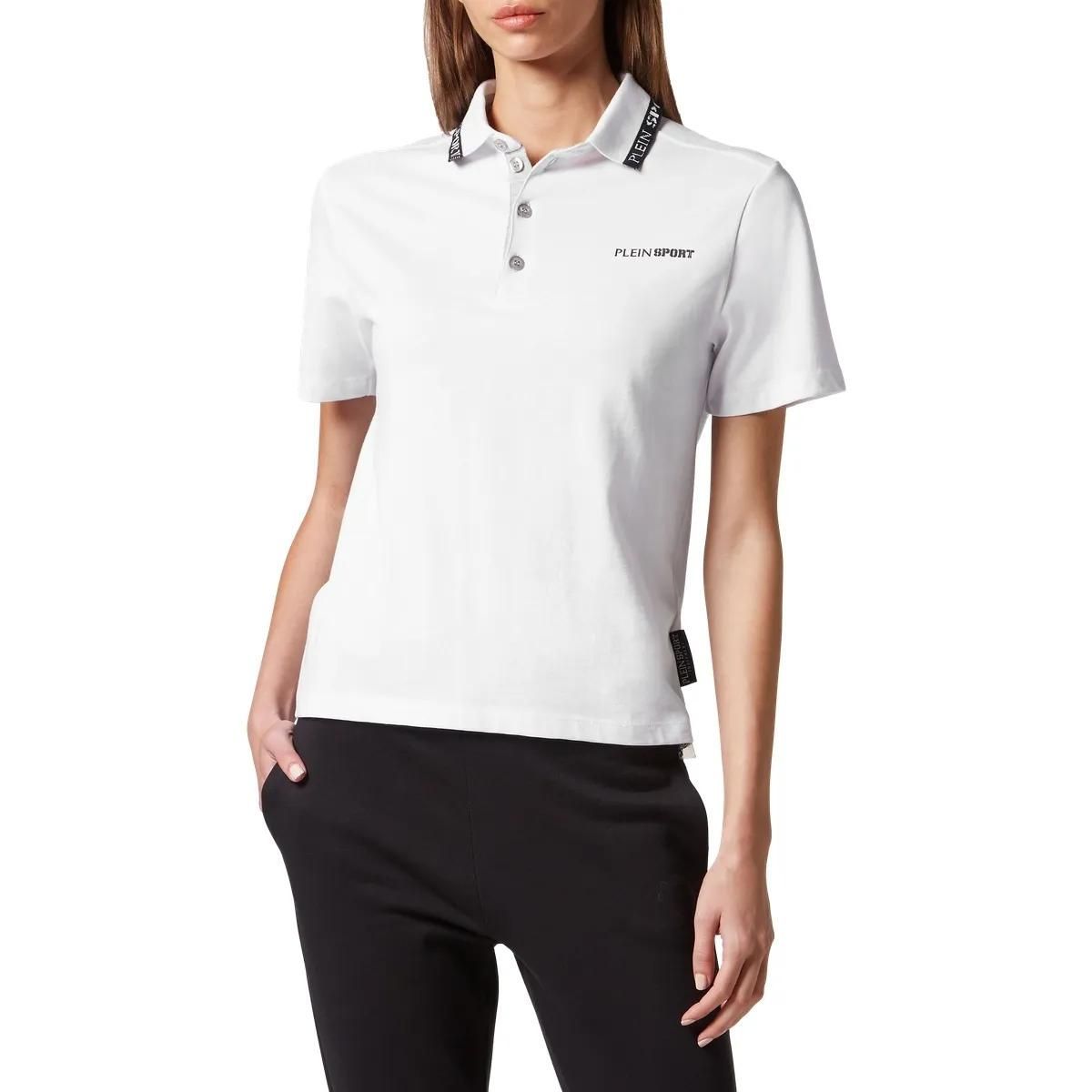 Plein Sport - Poloshirt - Größe L - weiß