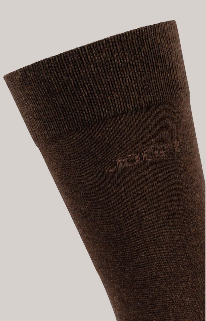 Joop! Dunkelbraune Socken im 4er-Pack Baumwollmischung Stretch
