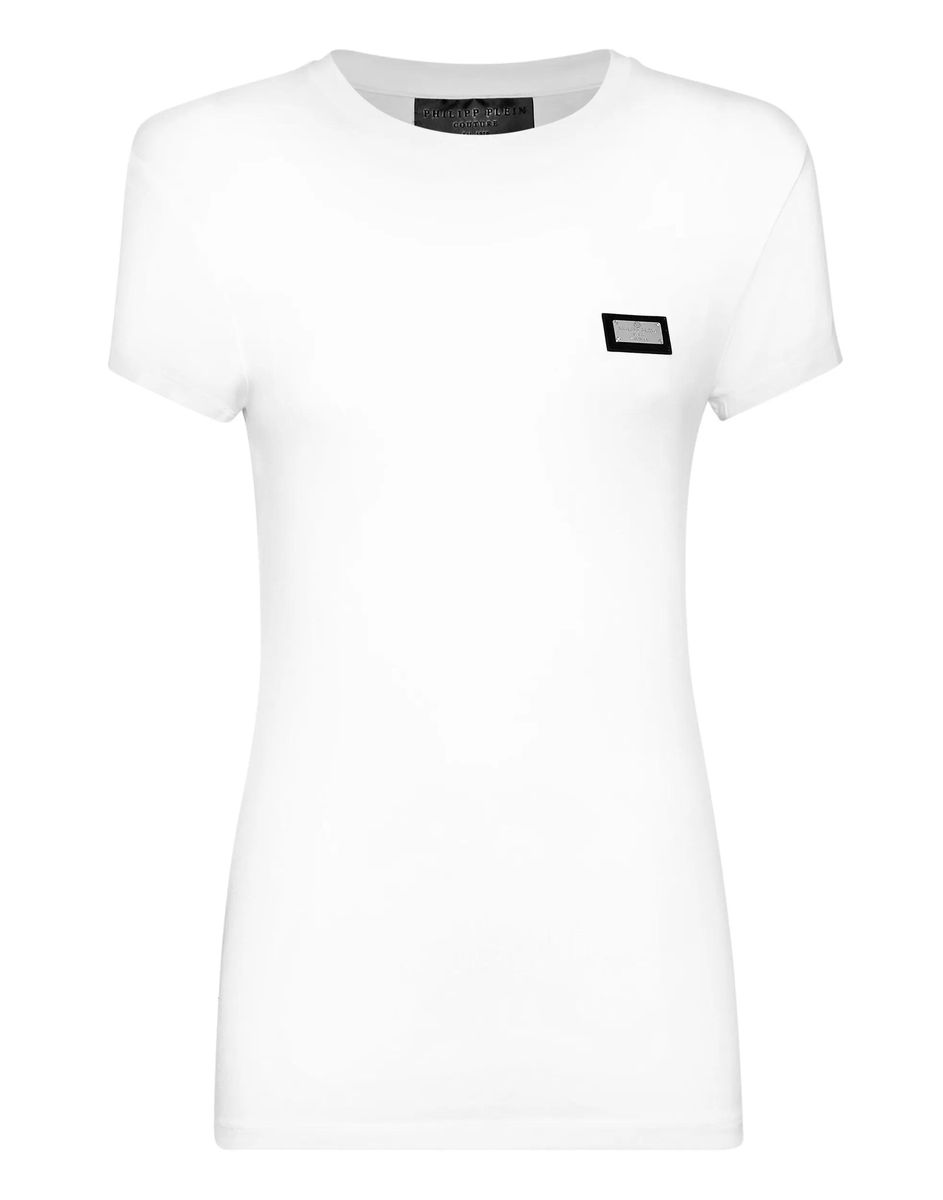 Philipp Plein - T-Shirt Slim Fit - Größe L - weiß