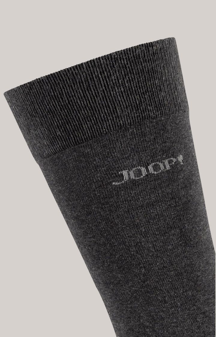 Joop! anthrazitgrau melierte Socken Viererpack Stretch-Baumwollmischung Unisex