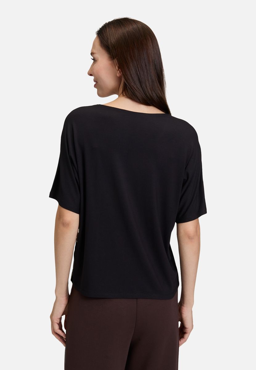 Oversize-Shirt mit abstraktem Druck
