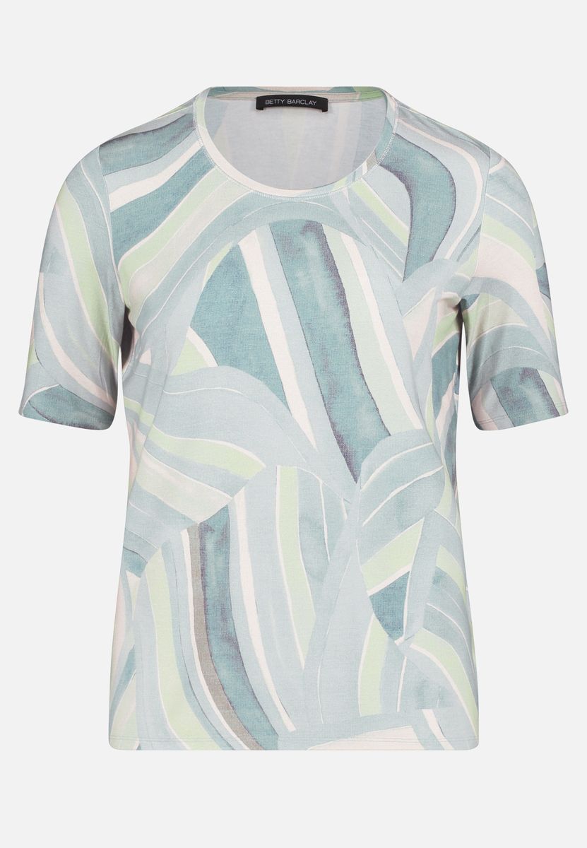 Kurzarmshirt mit geometrischem Muster