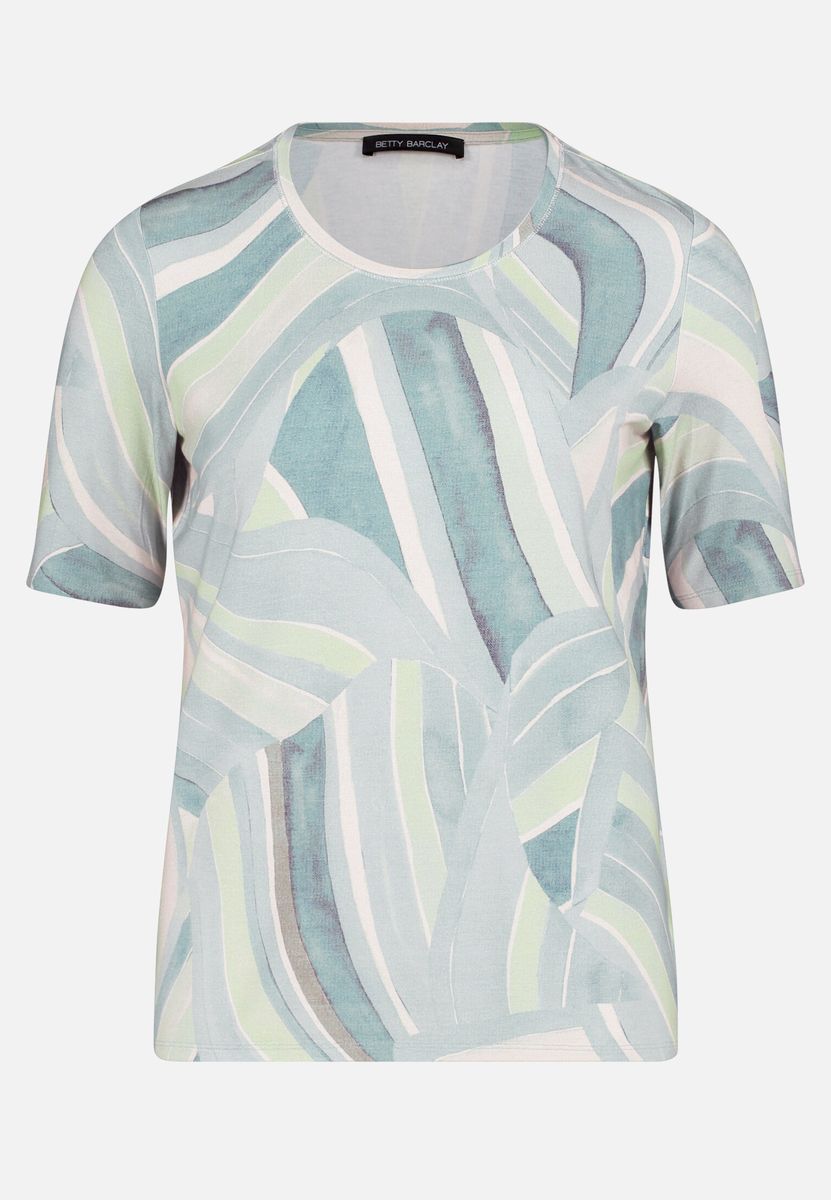 T-Shirt mit abstraktem Grafik-Print