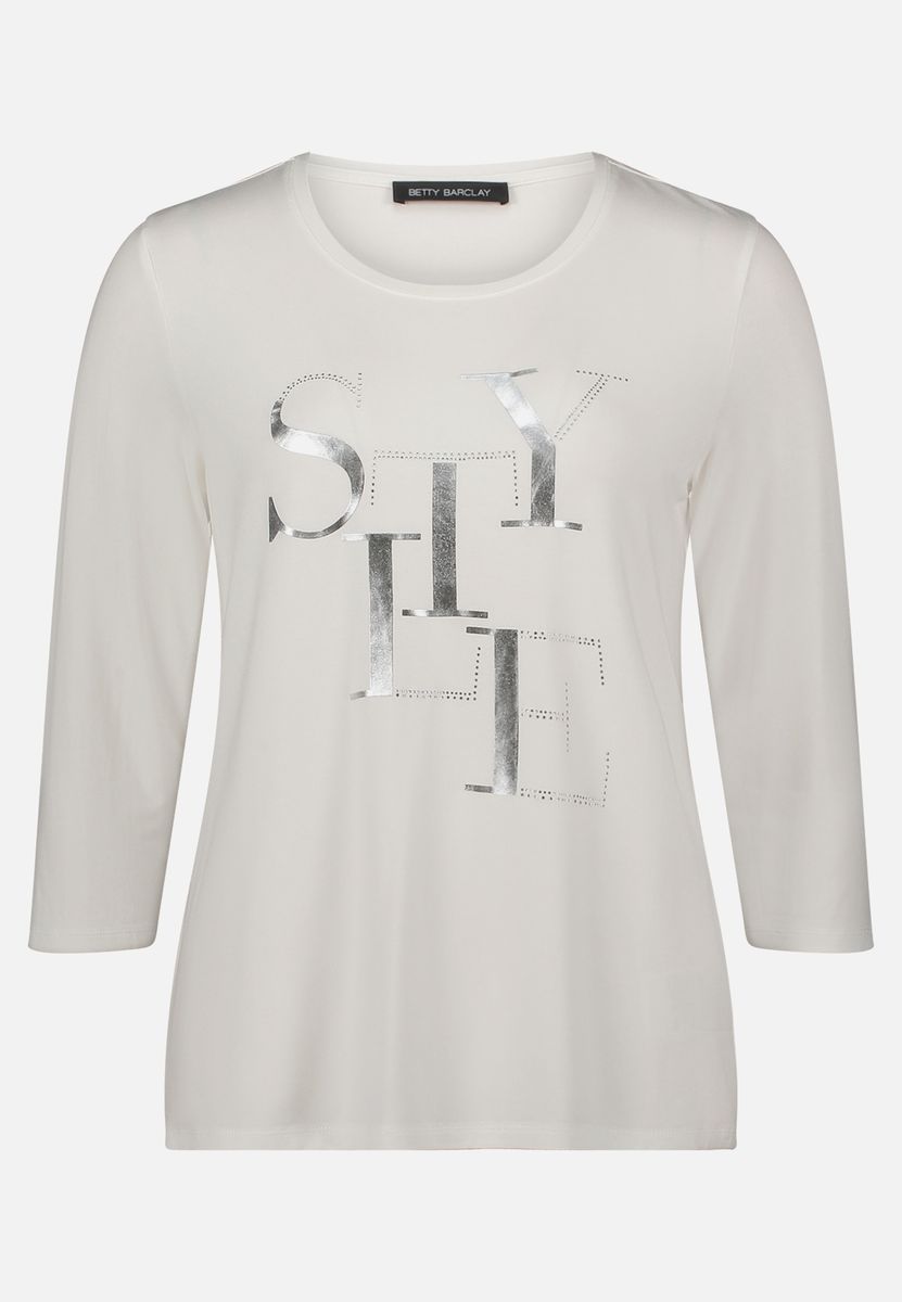 Elegantes Shirt mit Grafikdruck und 3/4-Ärmeln