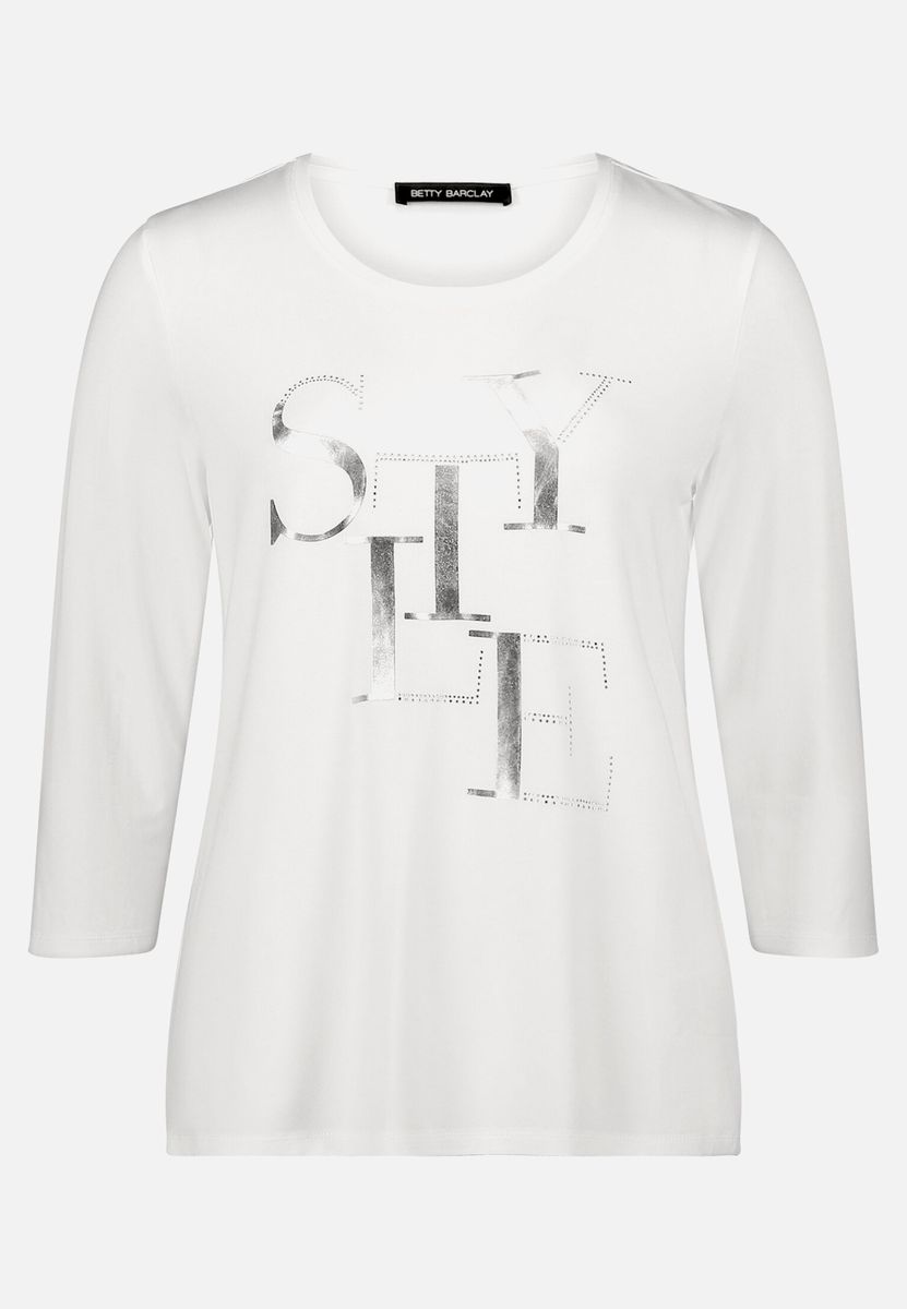 Elegantes Shirt mit Grafikdruck und 3/4-Ärmeln