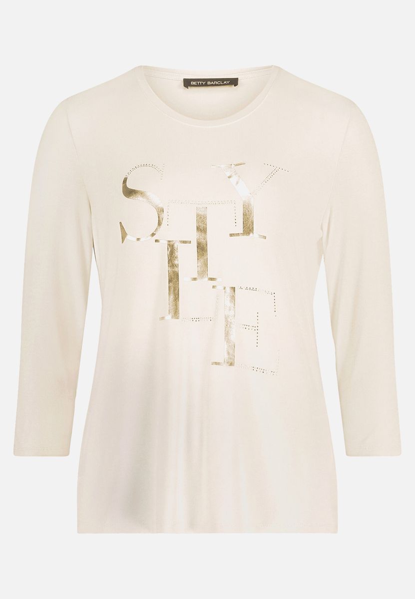 Elegantes Shirt mit Grafikdruck und 3/4-Ärmeln