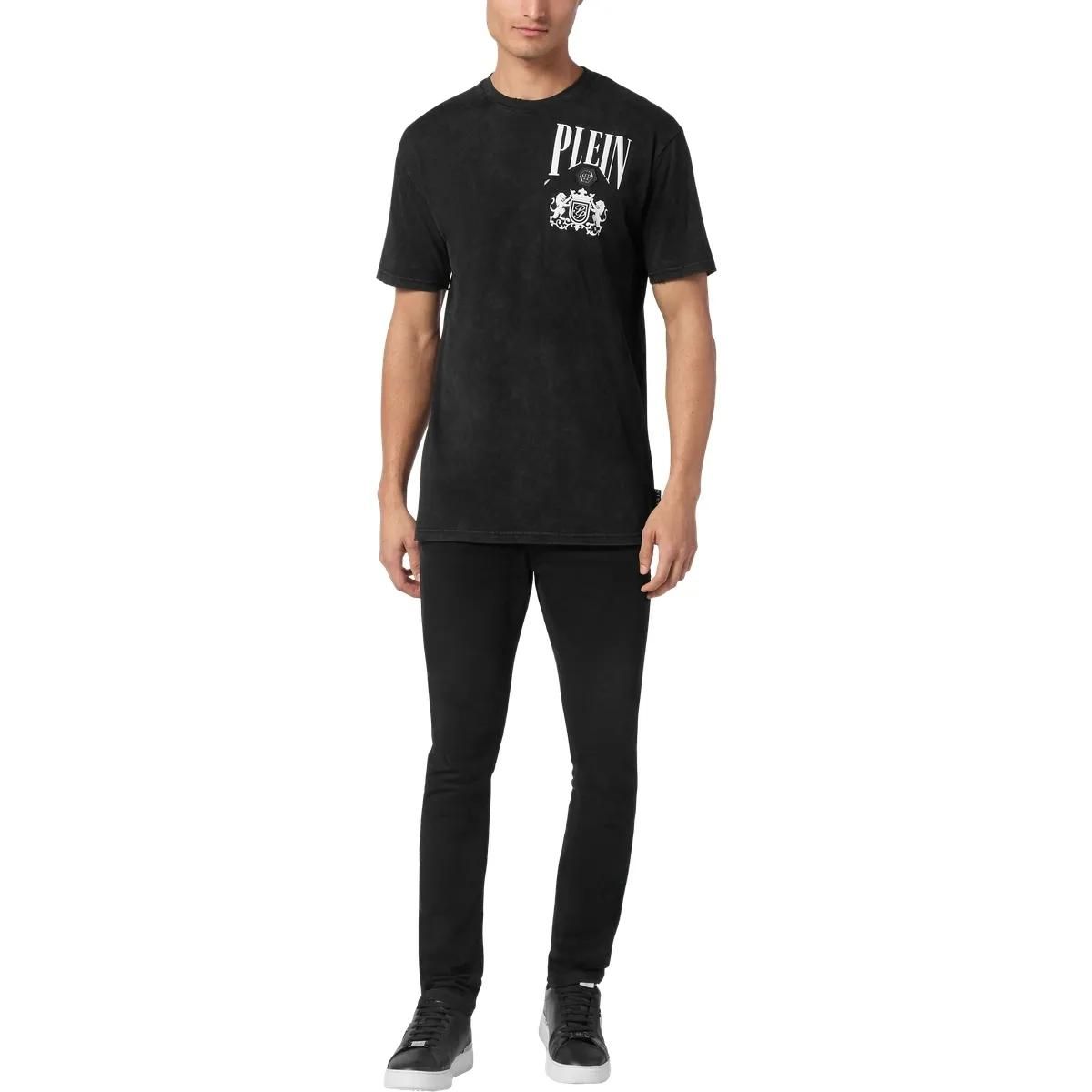 Philipp Plein - T-Shirt Racing - Größe 3XL - weiß