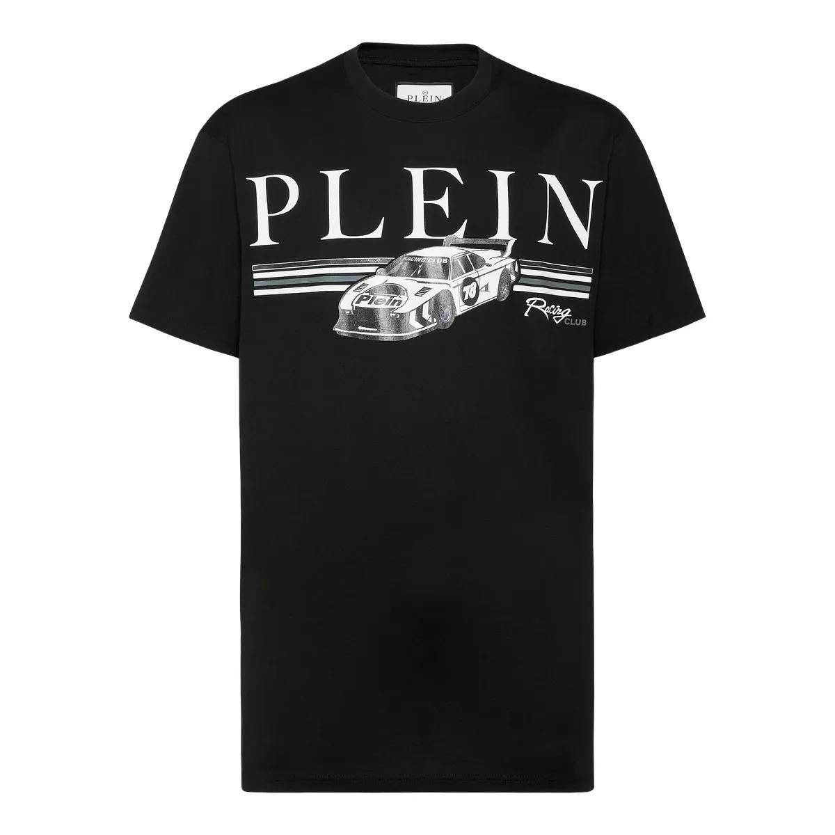 Philipp Plein - T-Shirt Racing - Größe 3XL - weiß