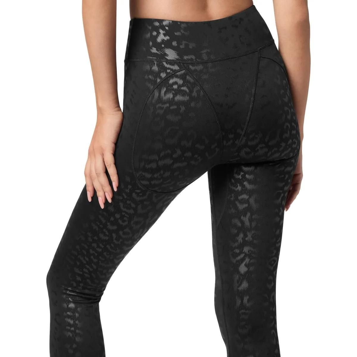 Plein Sport - Leggings Leopard - Größe M - schwarz