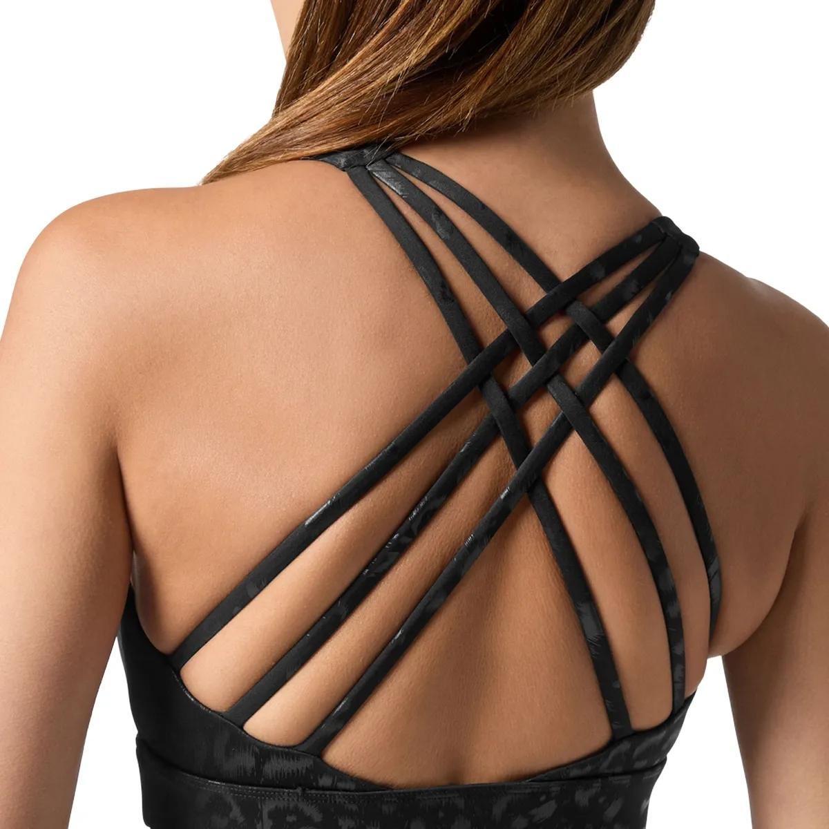 Plein Sport - Sport Bh Leopard - Größe M - schwarz