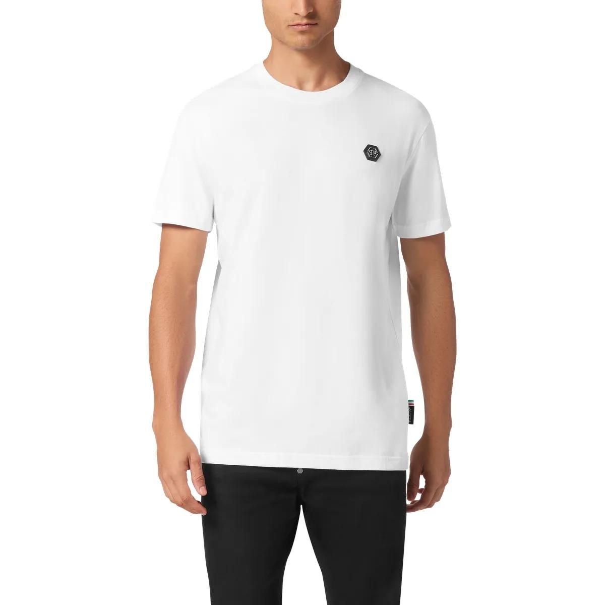 Philipp Plein - T-Shirt Skull&Bones - Größe 3XL - weiß