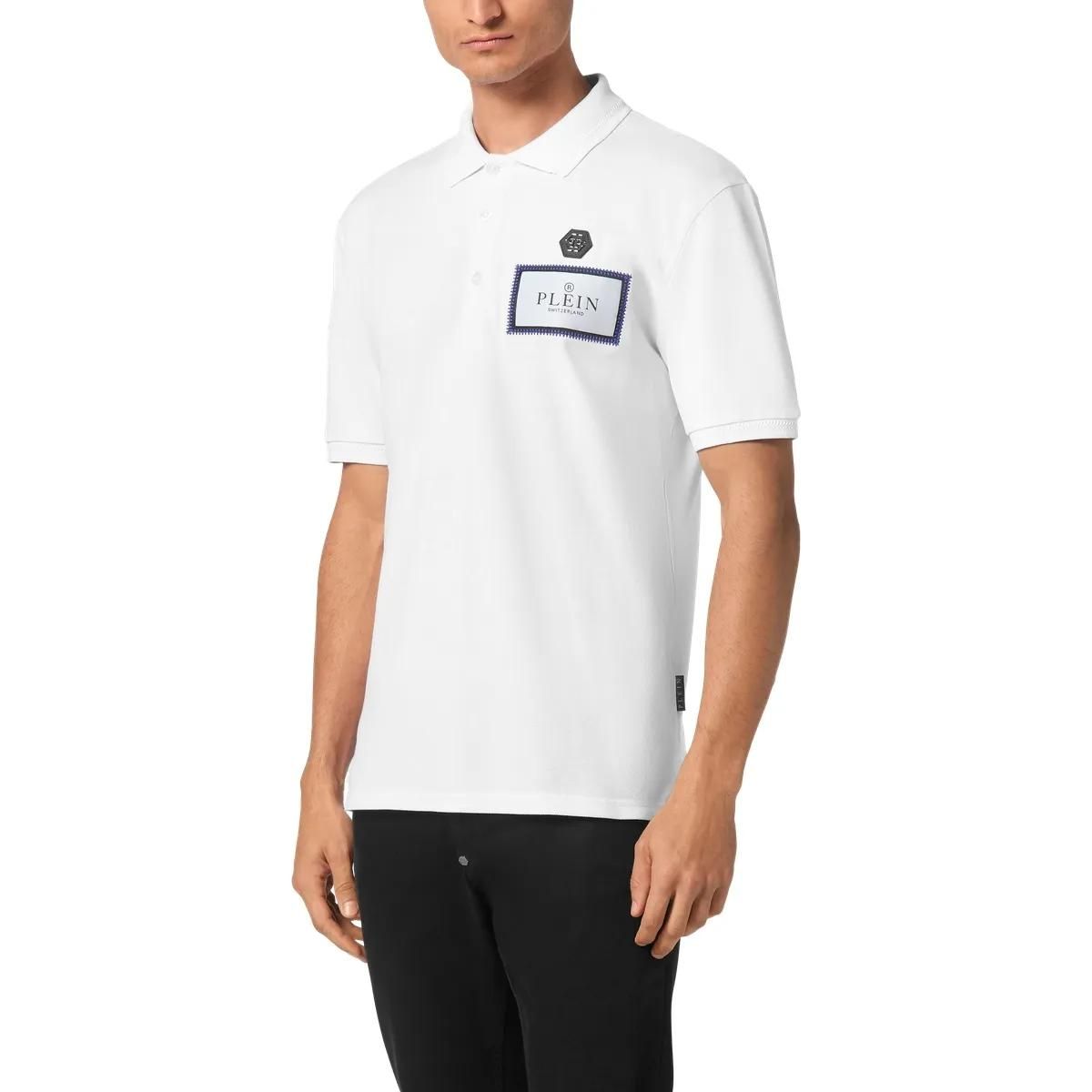 Philipp Plein - Poloshirt - Größe 3XL - weiß