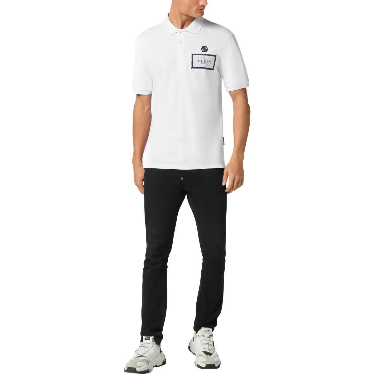 Philipp Plein - Poloshirt - Größe 3XL - weiß