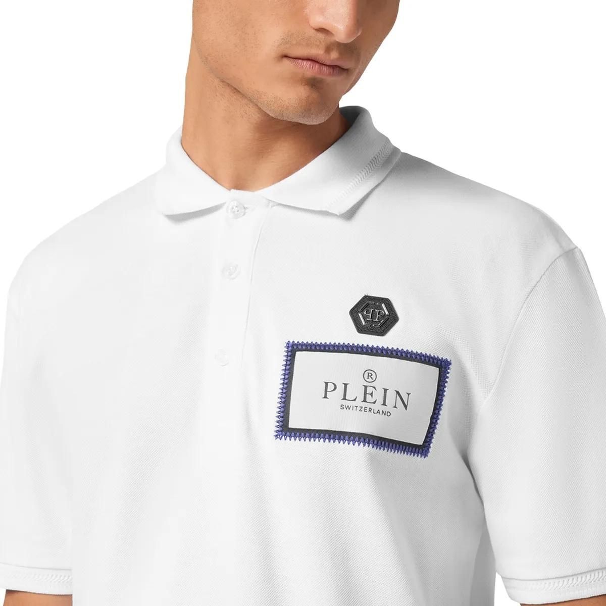 Philipp Plein - Poloshirt - Größe 3XL - weiß