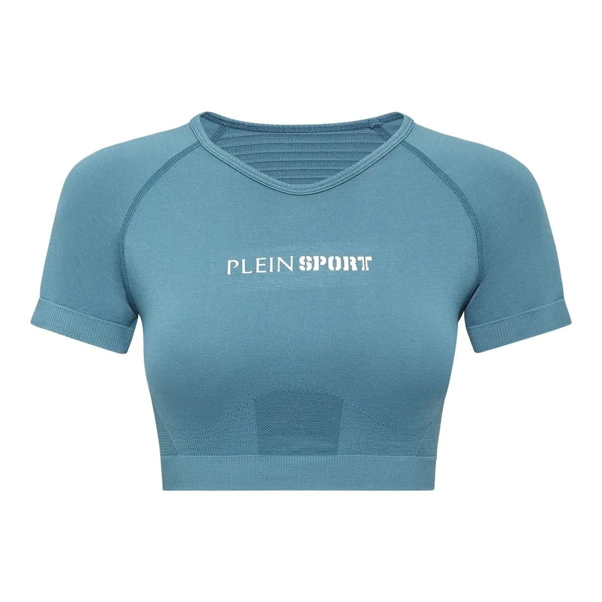 Plein Sport - T-Shirt - Größe L - blau