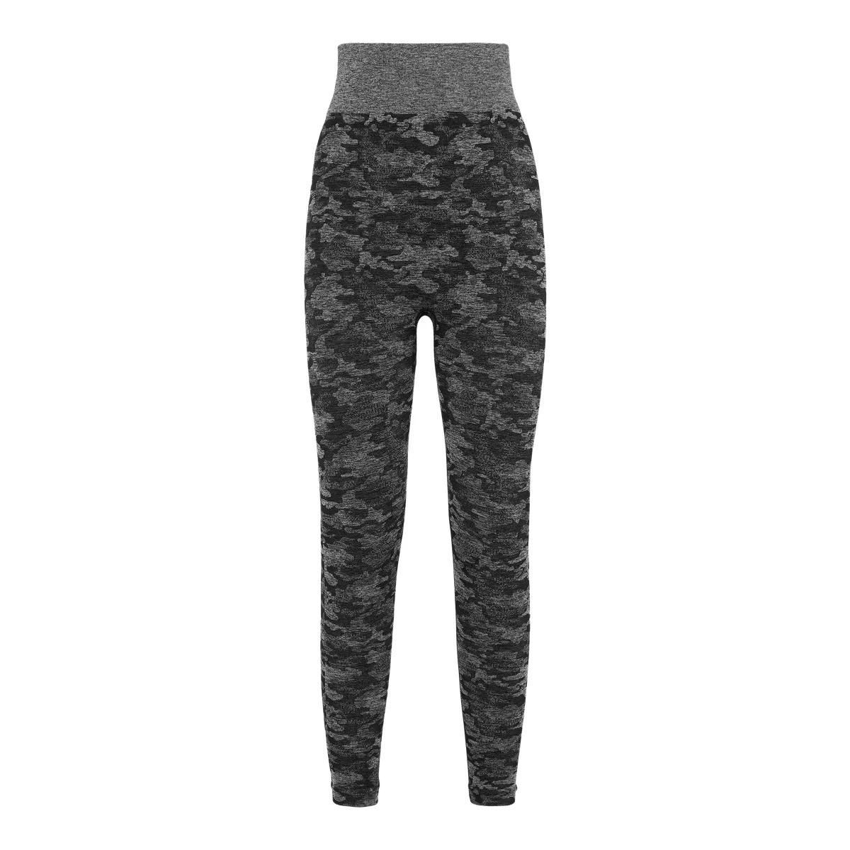 Plein Sport - Leggings Camouflage - Größe L - schwarz