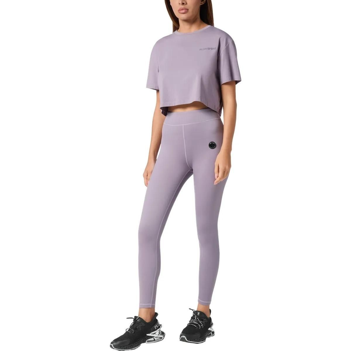 Plein Sport - 2-In-1 Laufhose Scratch - Größe L - violett