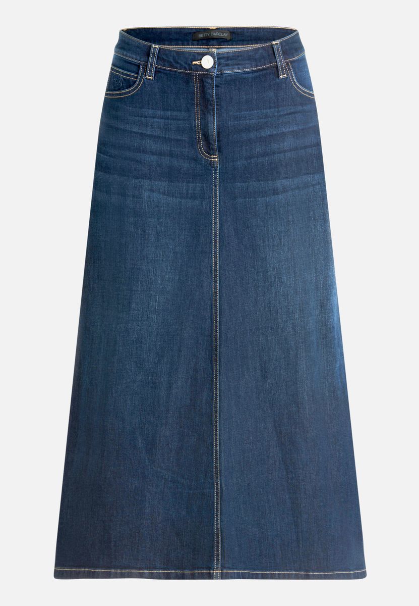 A-Linien Midi Jeansrock