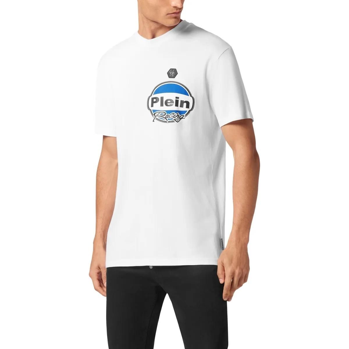 Philipp Plein - T-Shirt Racing - Größe 4XL - beige