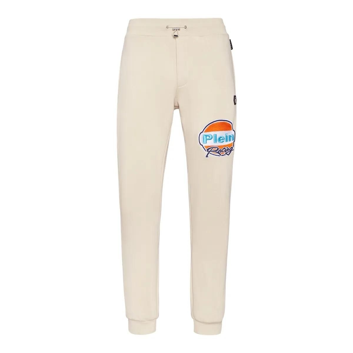 Philipp Plein - Jogginghose Racing - Größe 3XL - beige