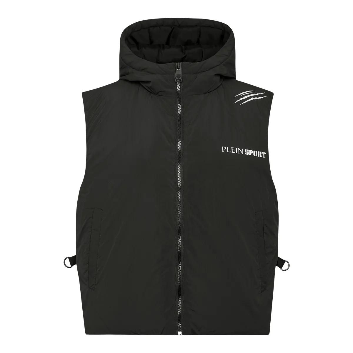 Plein Sport - Outdoorjacke Scratch - Größe L - schwarz