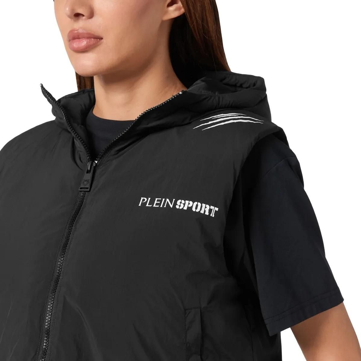 Plein Sport - Outdoorjacke Scratch - Größe L - schwarz
