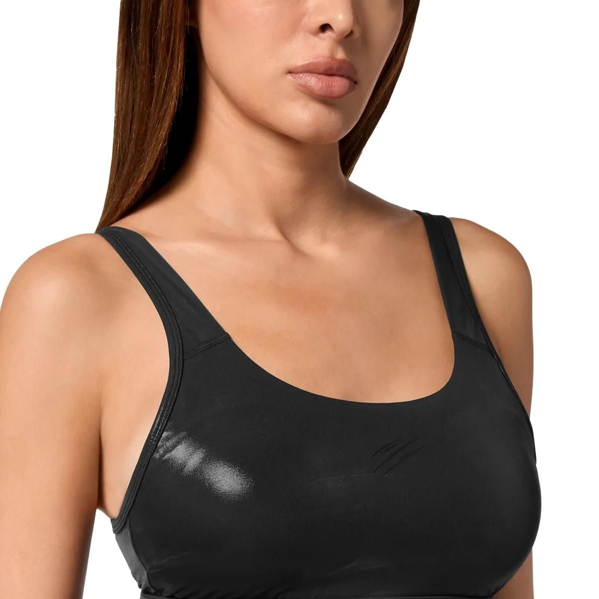 Plein Sport - Sport Bh Scratch - Größe L - schwarz