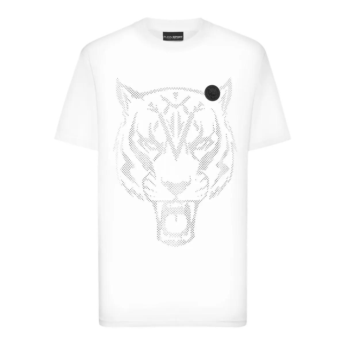 Plein Sport - T-Shirt Tiger - Größe 3XL - weiß