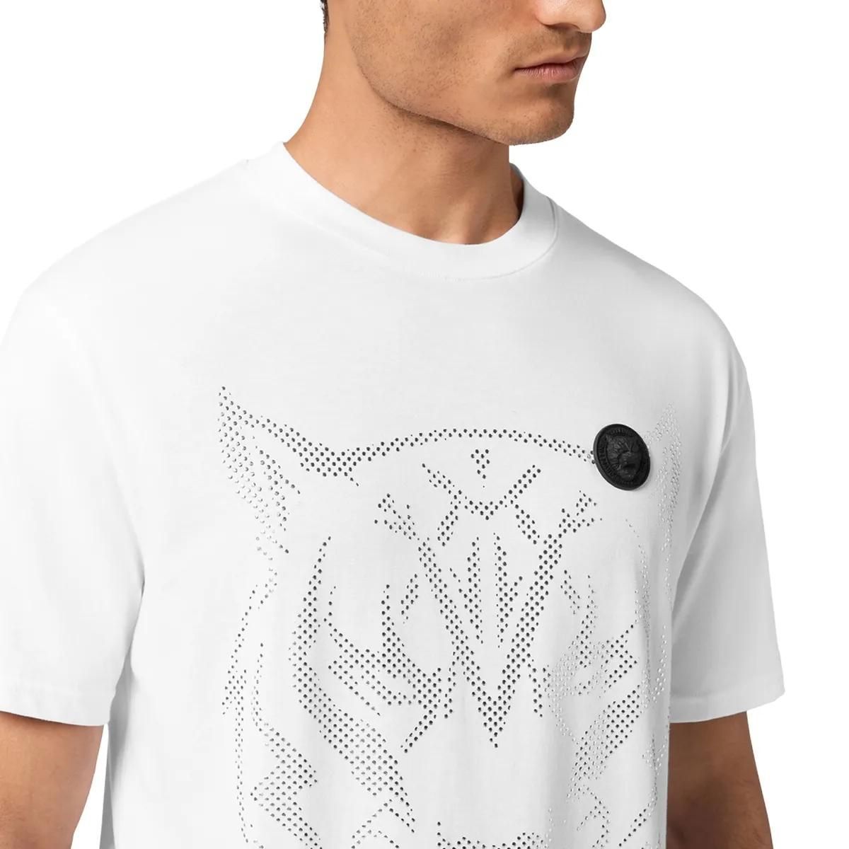 Plein Sport - T-Shirt Tiger - Größe 3XL - weiß