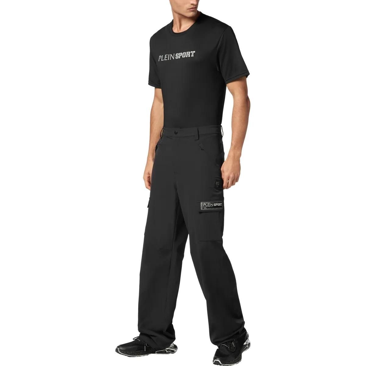 Plein Sport - Cargohose Scratch - Größe 3XL - schwarz