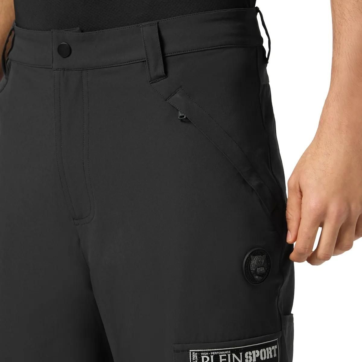 Plein Sport - Cargohose Scratch - Größe 3XL - schwarz