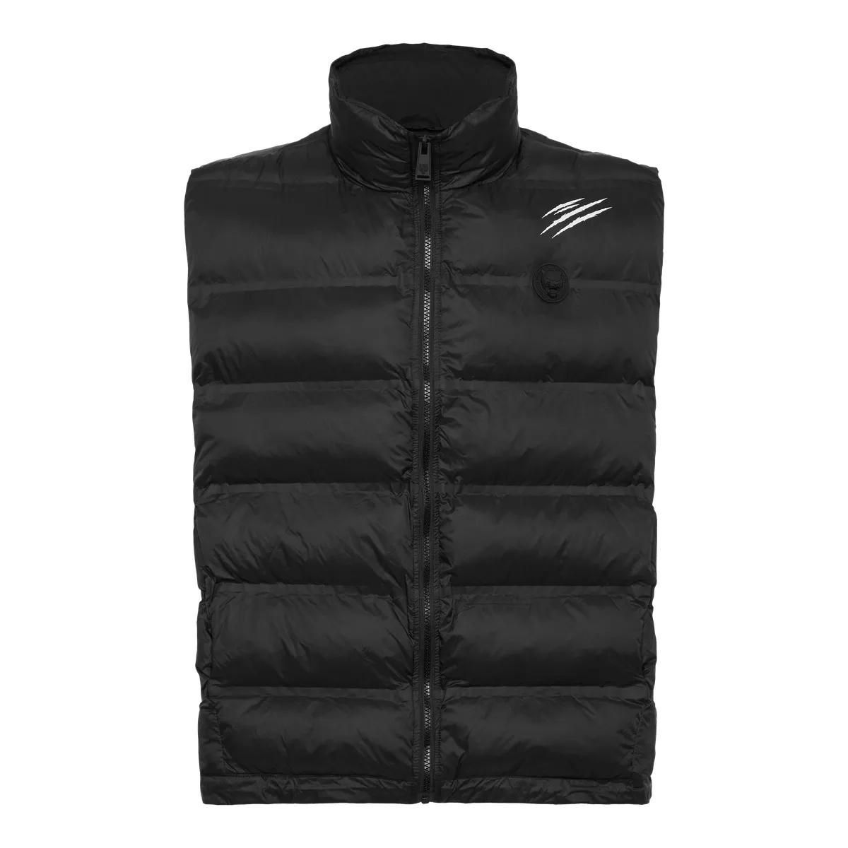 Plein Sport - Daunenweste Scratch - Größe 3XL - schwarz