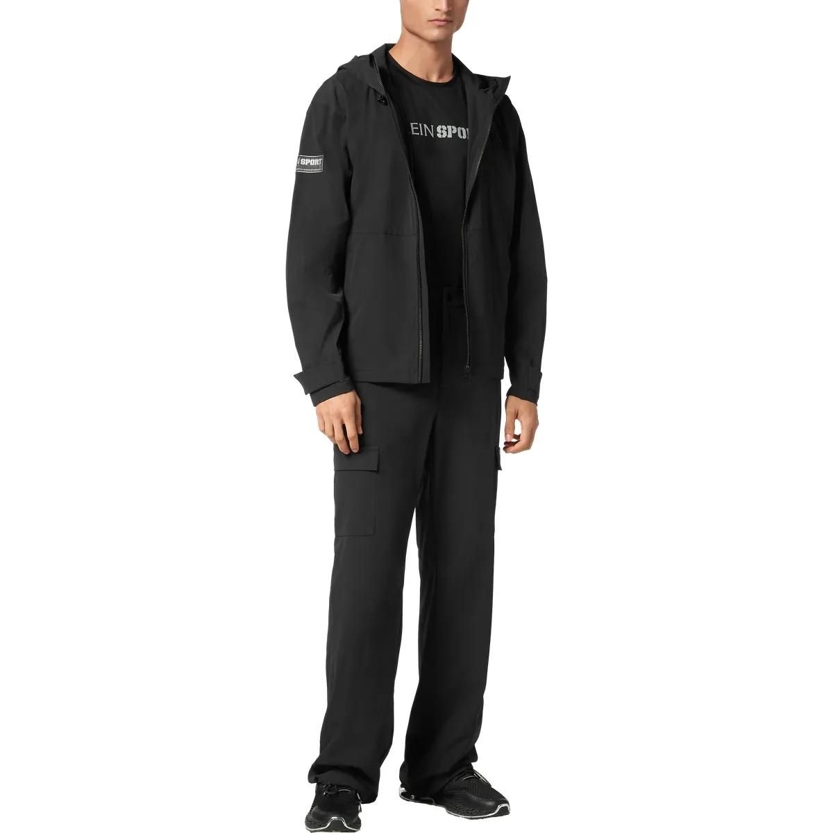 Plein Sport - Windbreaker Scratch - Größe 3XL - schwarz