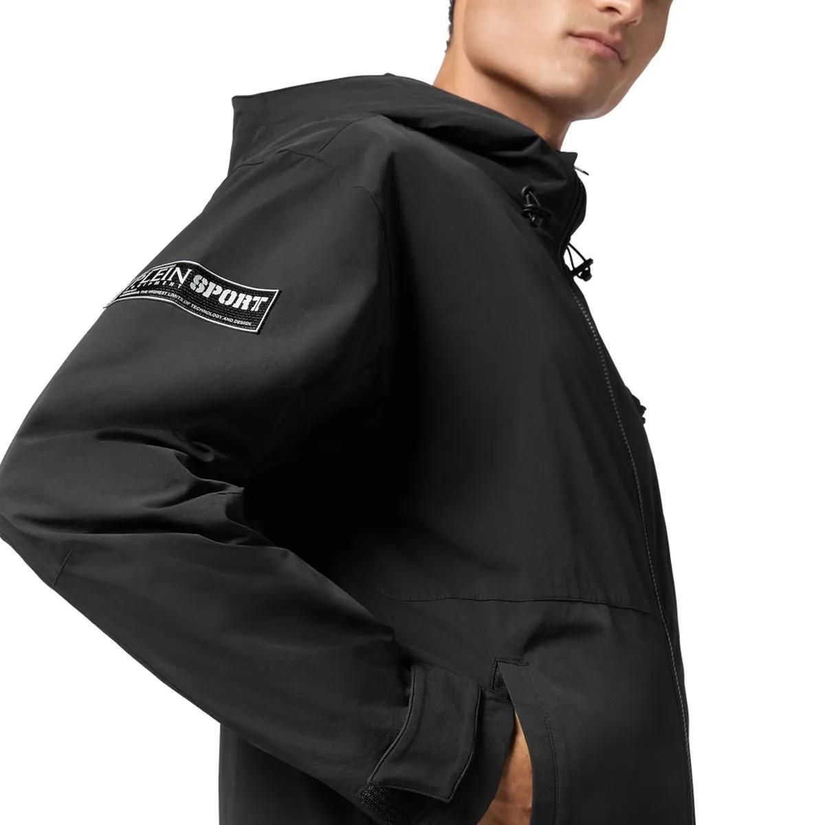 Plein Sport - Windbreaker Scratch - Größe 3XL - schwarz